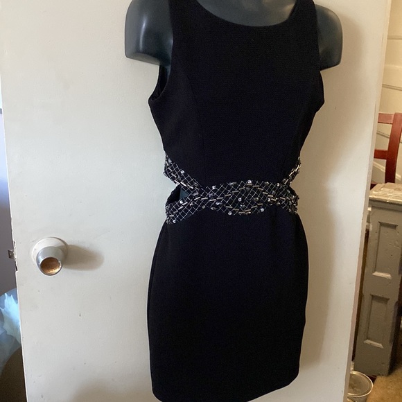 lulumari dress with waist cutouts and rhinestones-small - Picture 6 of 9